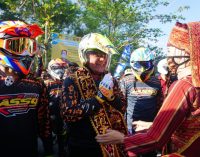 Bareng 2.500 Crosser, HD Jajal Keindahan Alam Bumi Serasan Seandanan