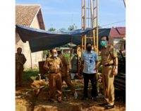 Ridho Yahya Tinjau Pembuatan Sumur Bor di Desa Kemang Tanduk