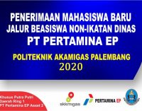Pertamina EP Asset 2 Buka Pendaftaran Beasiswa Non Ikatan Dinas Angkatan Ke – 7
