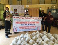 HUT RI ke 75 PLTU Sumsel 8 Bagikan 400 Paket Bahan Pokok
