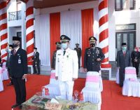Walikota Prabumulih Pimpin Upacara Peringatan HUT RI ke 75