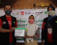LinkAja Bersama Telkomsel dan Jasa Marga Salurkan Bantuan Dana CSR Untuk 312 Anak Yatim di Lima kota