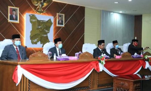 Wako dan Wawako Prabumulih Hadiri Rapat Paripurna ke XXIV Persidangan ke III DPRD Kota Prabumulih