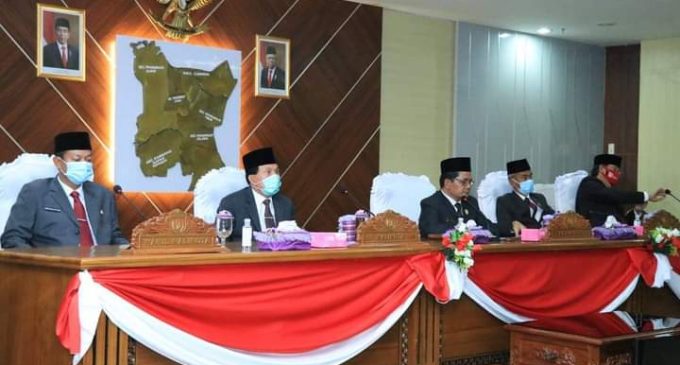 Wako dan Wawako Prabumulih Hadiri Rapat Paripurna ke XXIV Persidangan ke III DPRD Kota Prabumulih