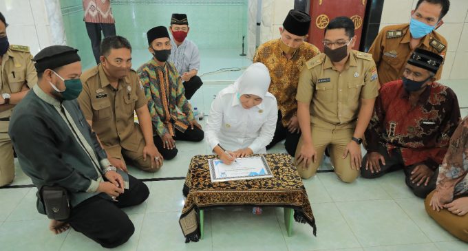 Wawako Palembang Resmikan Masjid Darussalam di Kecamatan Kalidoni