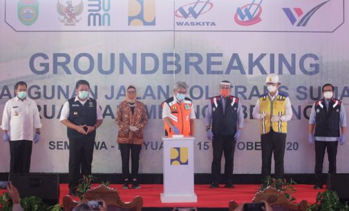 Groundbreaking Tol Palembang-Betung, HD Harap Dapat Pacu Pertumbuhan Ekonomi Daerah