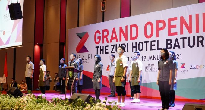 Gubernur Resmikan The Zuri Hotel Baturaja