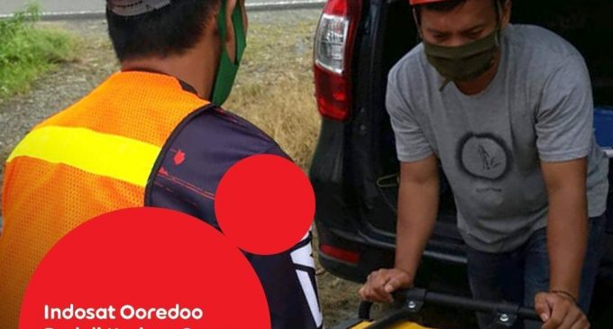 Indosat Ooredoo Peduli Korban Gempa Mamuju