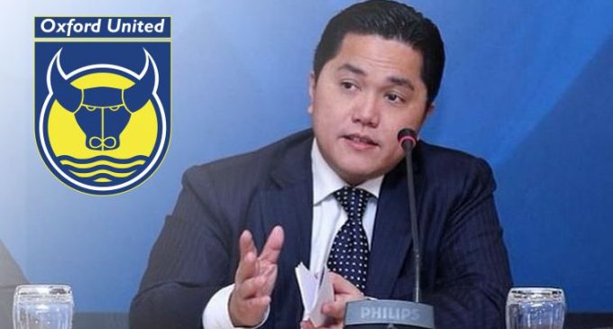 Erick Thohir Beli Klub Liga Inggris Oxford United