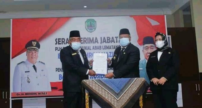Sertijab Penjabat Bupati PALI, Dari PLH Syahron Nazil, Kepada PJ Bupati Rosidin Hasan
