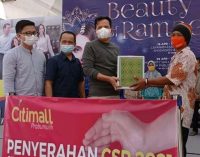 Citimall Prabumulih Bagikan 76 Paket Sembako