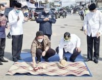 Gubernur Resmikan Infrasktuktur PALI, PJ Bupati Minta Dibantu Bangunkan Perkantoran