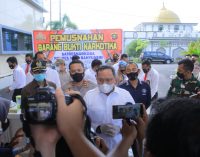 Musnahkan BB Narkoba, Bupati DRA : Paling Penting Bentengi Warga Muba
