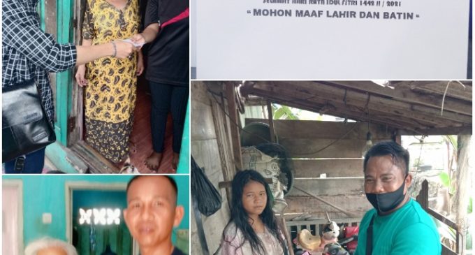 DPP LSM GTPK Bersama AMIR MUBA Santuni 300 Lebih Kaum Duafa