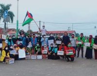 Peduli Palestina, Organisasi Pemuda Dan Insan Pers PALI Terus Gelar Penggalangan Dana