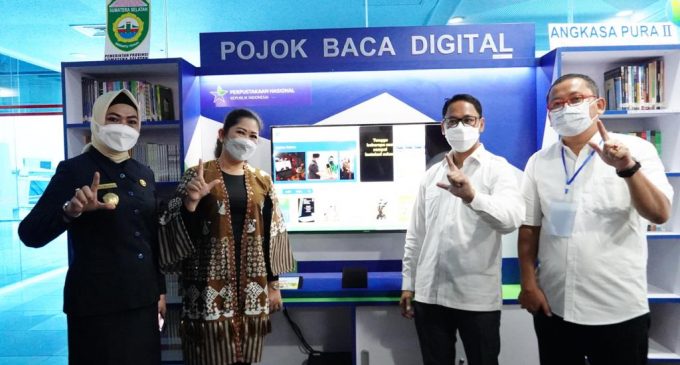 Feby Deru Resmikan Pocadi Bandara SMB II Palembang