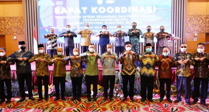 Gubernur Sumsel Buka Rakorwasinkeubang Tahun 2021