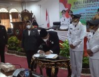 DPRD PALI Rapat Paripurna Gelar Sertijab Bupati dan Wakil Bupati