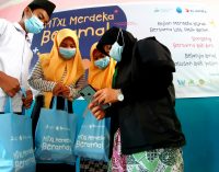 MTXL Axiata Merdeka Beramal Santuni Ratusan Yatim dan Piatu Serentak di 4 Kota