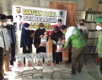 Kapolres – Imali Pali Bagikan Bansos Kapolda Sumsel