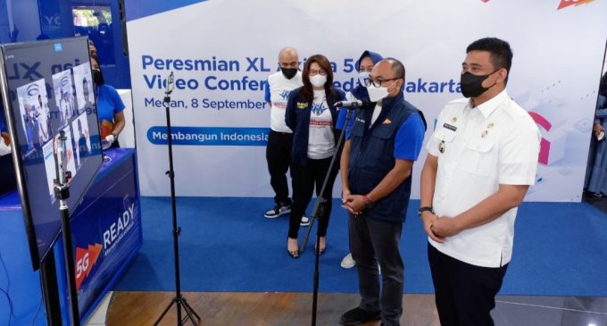 Serentak di Medan,  XL Axiata Gelar Sentra Vaksinasi dan Pengenalan Jaringan 5G