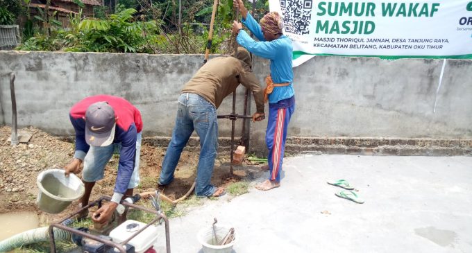 10 Ponpes di OKU Timur Terima Sumur Wakaf dari ACT Sumsel