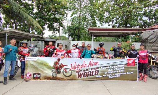 Astra Motor Sumsel Ajak Bikers CRF150L Trabas Jelajahi Alam