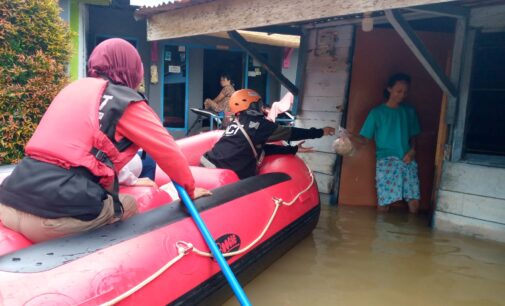 Banjir Kepung Palembang, ACT MRI Palembang Turunkan Tim Rescue