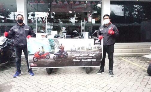 Komunitas dan Rider PCX Gelar Amplifikasi Kreatif PCX 160