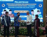 Jabat Ketua Kagama Sumsel, JM Diganjar Wejangan Khusus