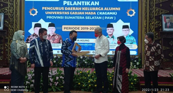 Jabat Ketua Kagama Sumsel, JM Diganjar Wejangan Khusus