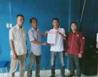 Ketum AWDI Serahan SK dan KTA DPC AWDI PALI