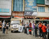 Hasil Urunan Warga Palembang, ACT Kirim 1 Truk Bantuan untuk Kebakaran di Sungsang