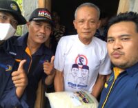 DPD Badar PALI Bagikan 1 Ton Beras Petani Lokal Kepada Mstarakat