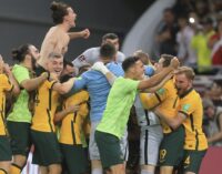 Socceroos Lolos ke Piala Dunia 2022