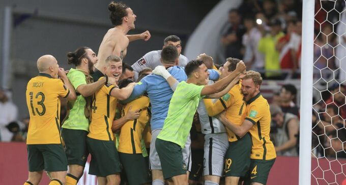 Socceroos Lolos ke Piala Dunia 2022