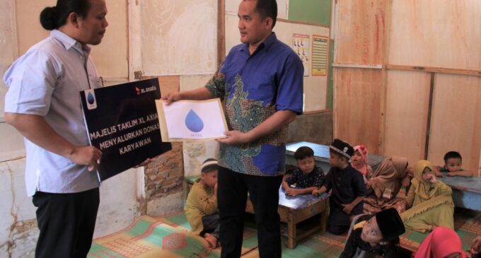 Peringati Hari Anak Nasional Karyawan XL Axiata Biayai Perbaikan Sekolah di Langkat