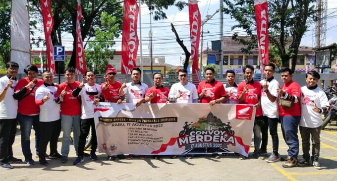 Peringati HUT ke 77 Republik Indonesia, Astra Motor Sumsel Gelar Convoy Merdeka