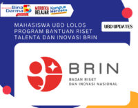 Mahasiswa UBD Lolos Program Bantuan Riset Talenta dan Inovasi BRIN