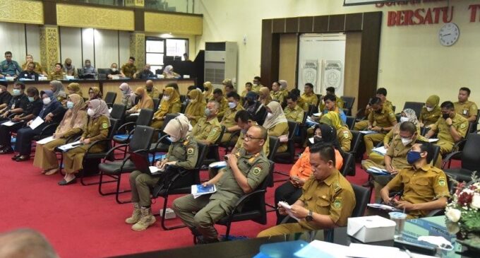 Sekda Evaluasi  Budaya Kerja ASN Dilingkup Pemprov  Sumsel