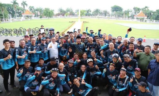 Tempuh 210 KM, “Raja Gowes” Tiba di Palembang