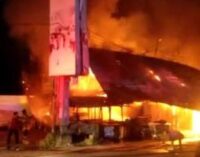 Kebakaran Pasar Cinde Diduga Akibat Korsleting Listrik