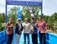 XL Axiata Bangun Sarana Air Bersih dan Jembatan Desa di Banyuasin