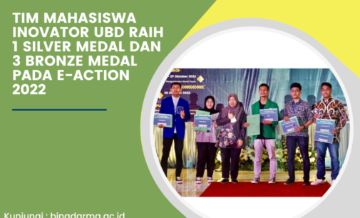 Tim Mahasiswa Inovator UBD Sukses Bawa Pulang Empat Medali di Ajang E-Action 2022