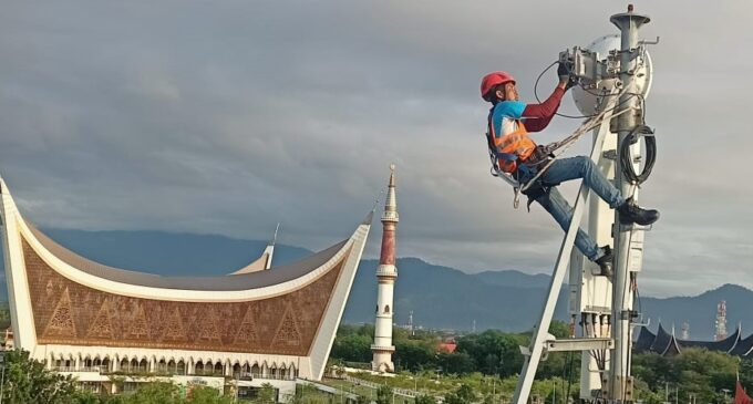 Tingkatkan Ekonomi Digital XL Axiata Perkuat Jaringan di Sumatera Barat