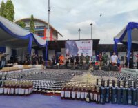 Bea Cukai Palembang Musnahkan Barang Ilegal Senilai Rp 11 Milyar