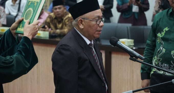 Zainal Berlian Resmi Jabat Rektor ITS NU Sriwijaya Sumsel