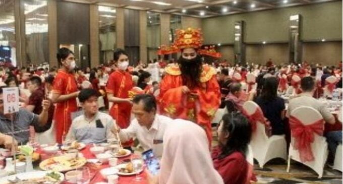 Wah.. Meriahnya Perayaan Tahun Baru Imlek di Harper Palembang, Ada Aksi Barongasai Hingga Wushu Acrobaric