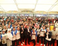 Sumsel Pecahkan Rekor Muri 6.000 Telapak Tangan Anak Indonesia Untuk Kehidupan
