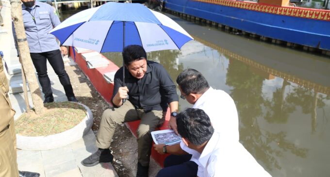 Herman Deru Tinjau Langsung Progres Pengerjaan Restorasi Sungai Sekanak Lambidaro